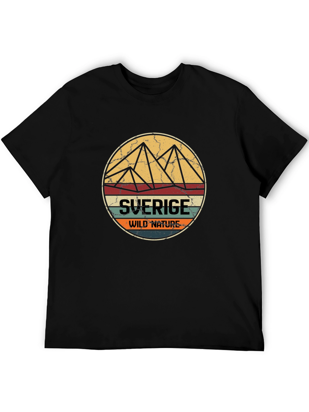 Retro Sverige Wild Nature T-Shirt