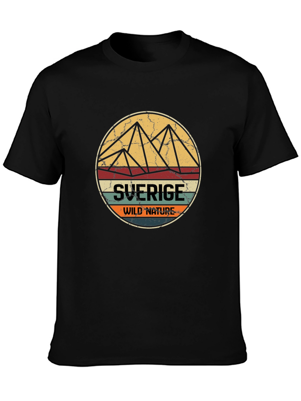 Retro Sverige Wild Nature T-Shirt