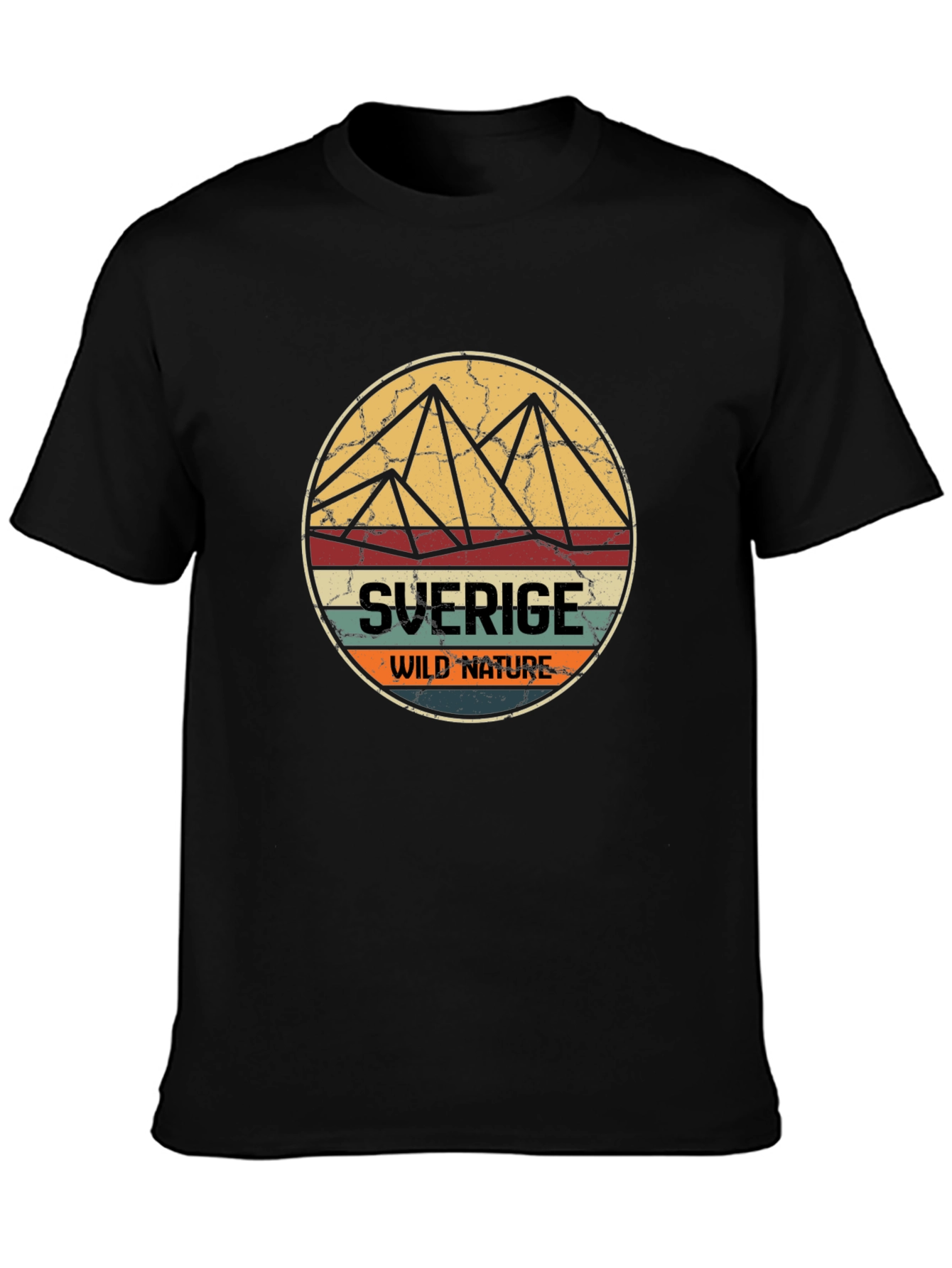 Retro Sverige Wild Nature T-Shirt