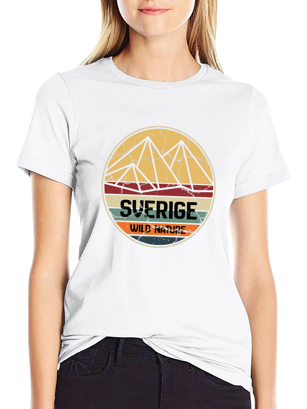 Retro Sverige Wild Nature T-Shirt