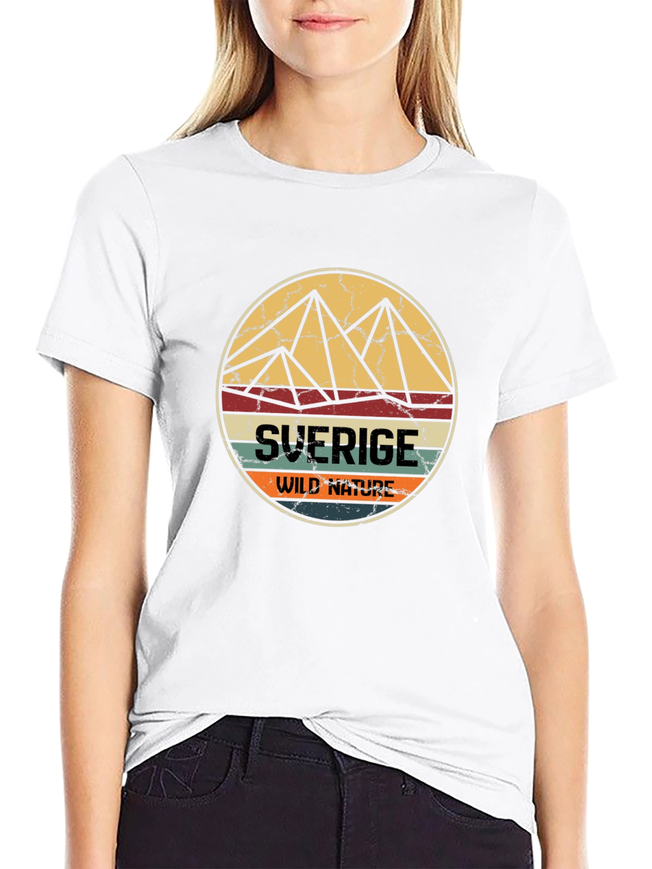 Retro Sverige Wild Nature T-Shirt