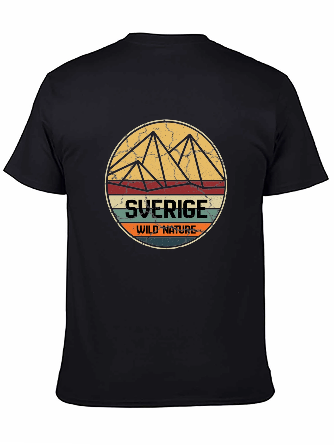 Retro Sverige Wild Nature T-Shirt