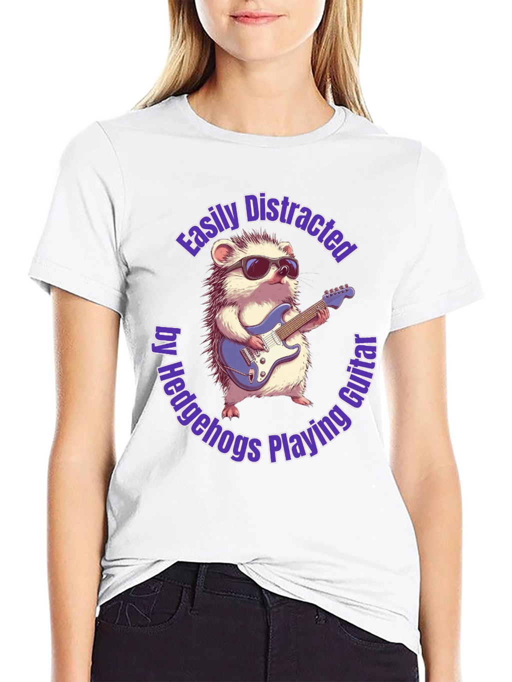 Hedgehog Guitarist T-Shirt