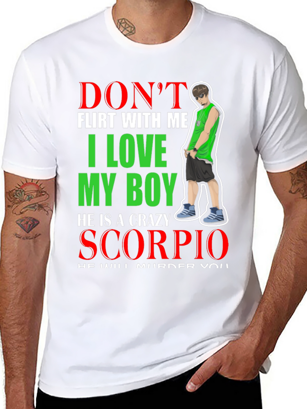 Dont Flirt With Me Scorpio T-Shirt