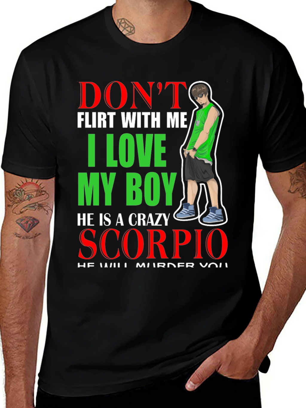 Dont Flirt With Me Scorpio T-Shirt
