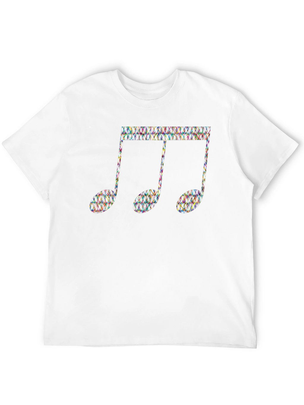 Music Note Graphic Black T-Shirt