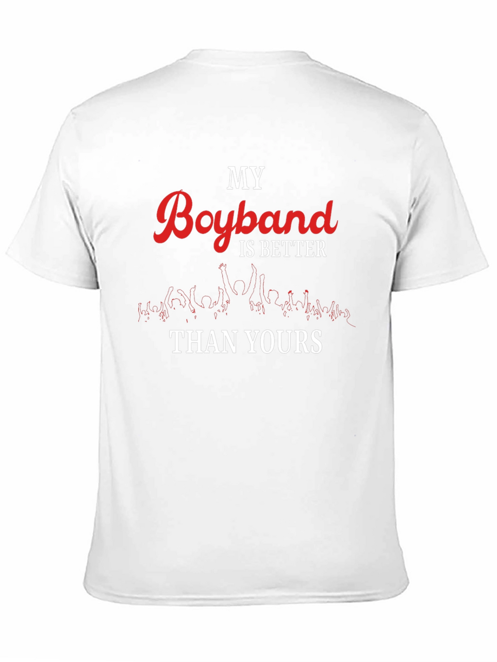 My Boyband is Better Than Yours Black T-Shirt