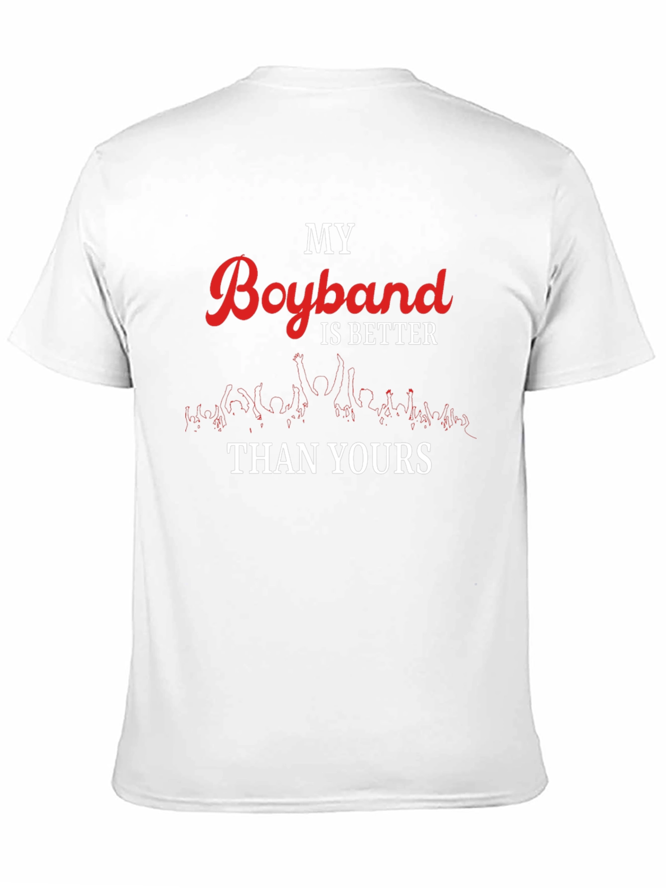 My Boyband is Better Than Yours Black T-Shirt