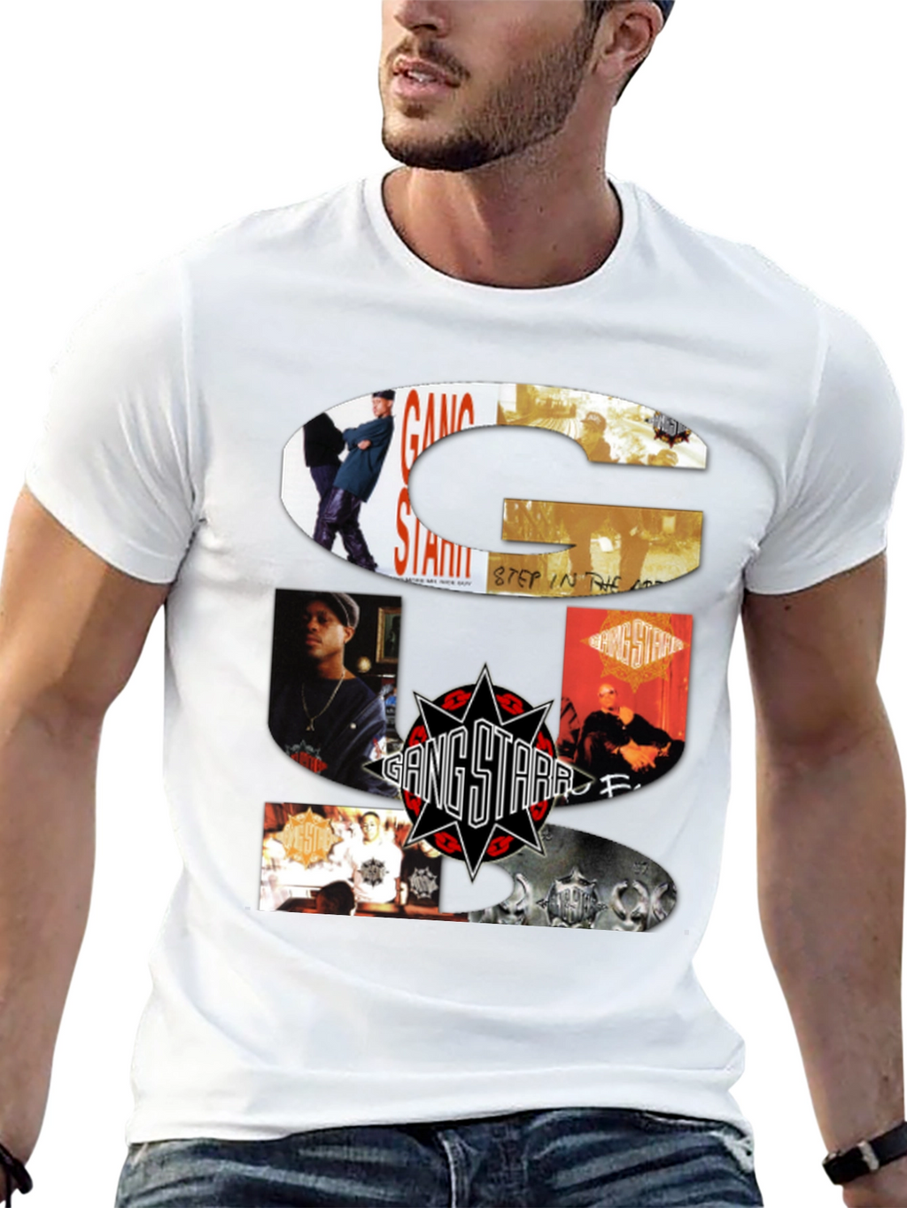 Gang Starr Black T-Shirt - Hip Hop Music Apparel