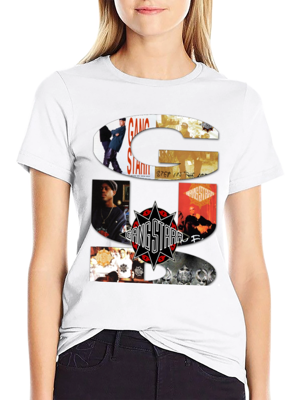 Gang Starr Black T-Shirt - Hip Hop Music Apparel