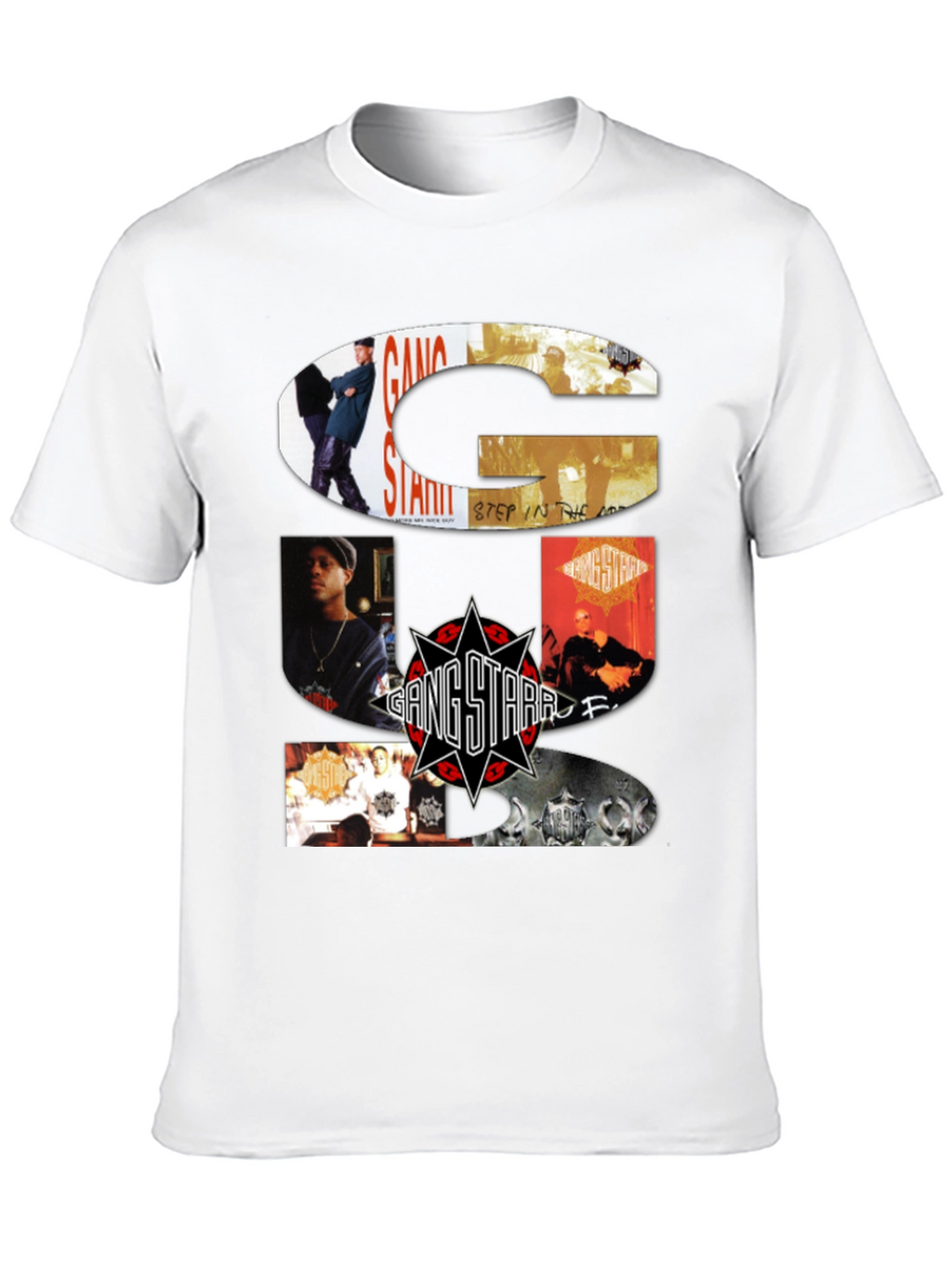 Gang Starr Black T-Shirt - Hip Hop Music Apparel