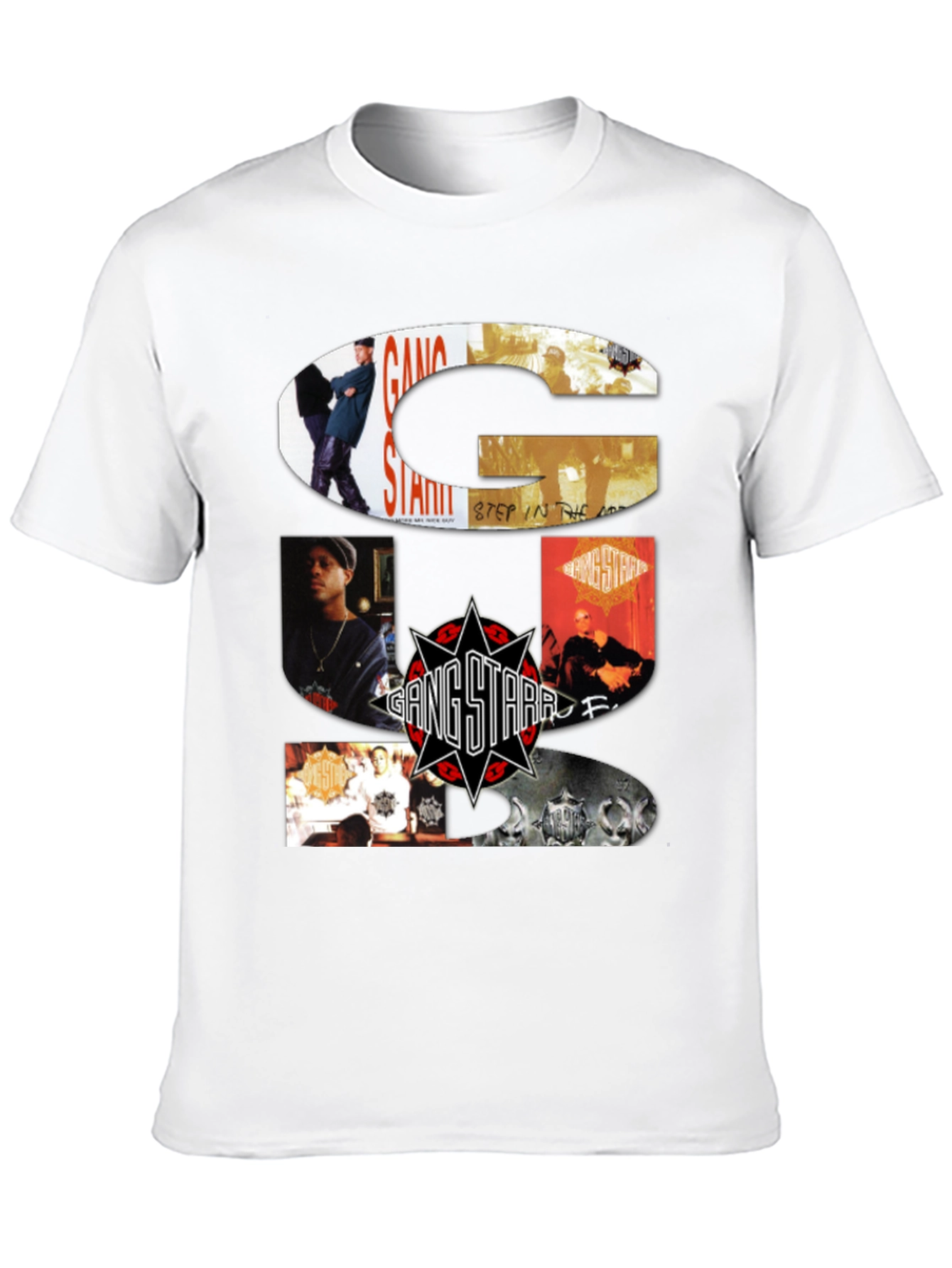 Gang Starr Black T-Shirt - Hip Hop Music Apparel