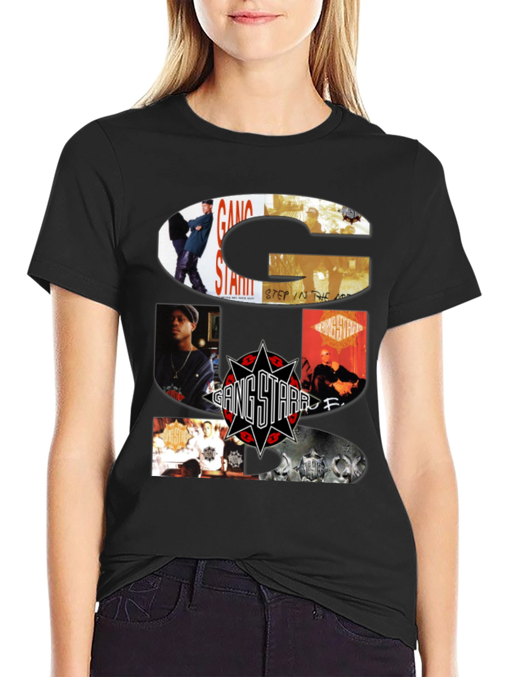 Gang Starr Black T-Shirt - Hip Hop Music Apparel