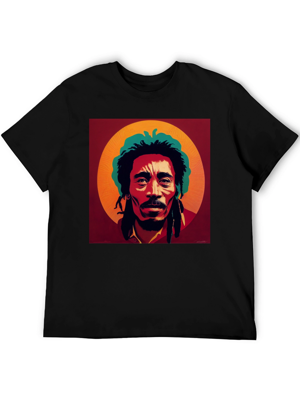 Bob Marley Portrait Tee - Black