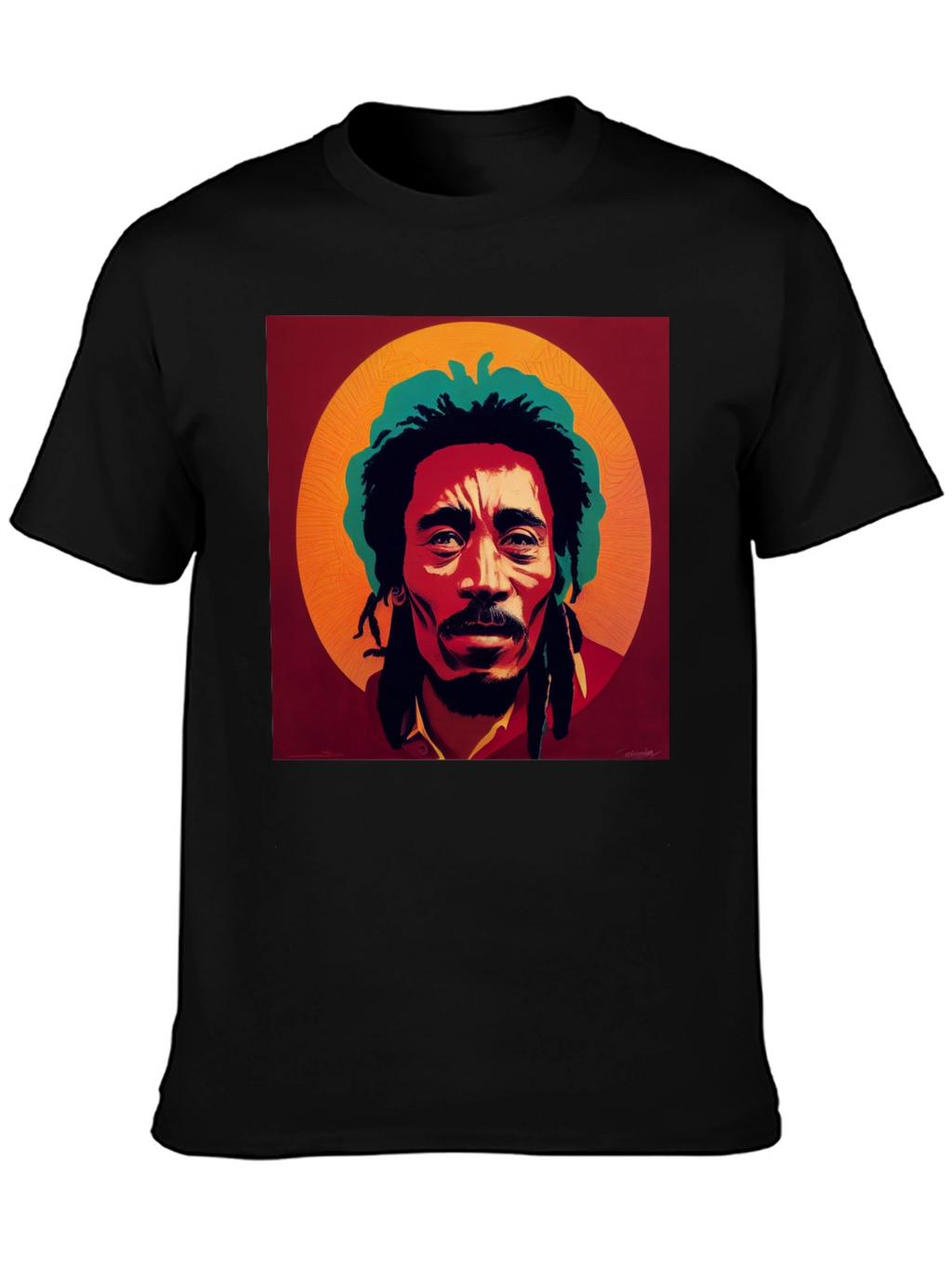Bob Marley Portrait Tee - Black