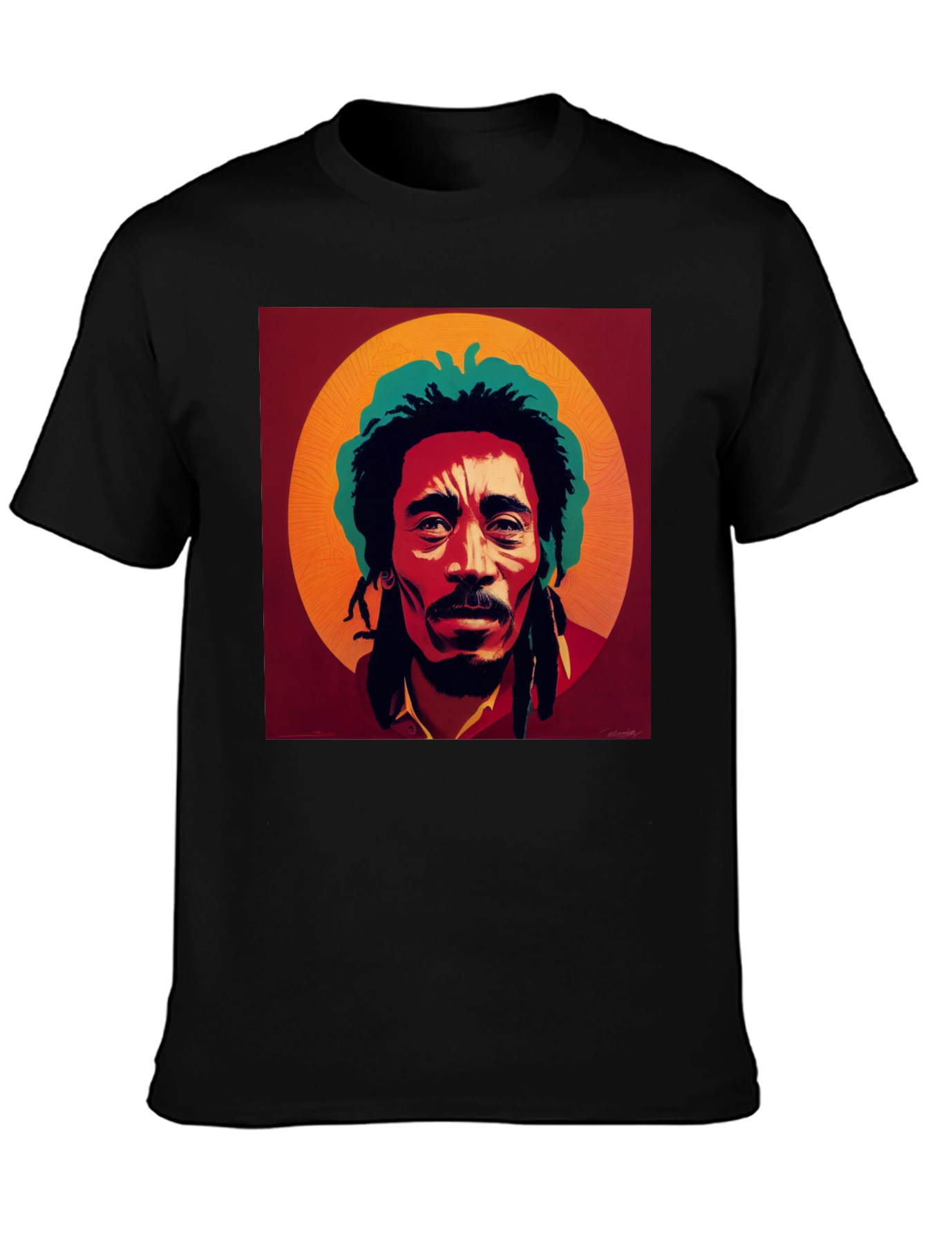 Bob Marley Portrait Tee - Black