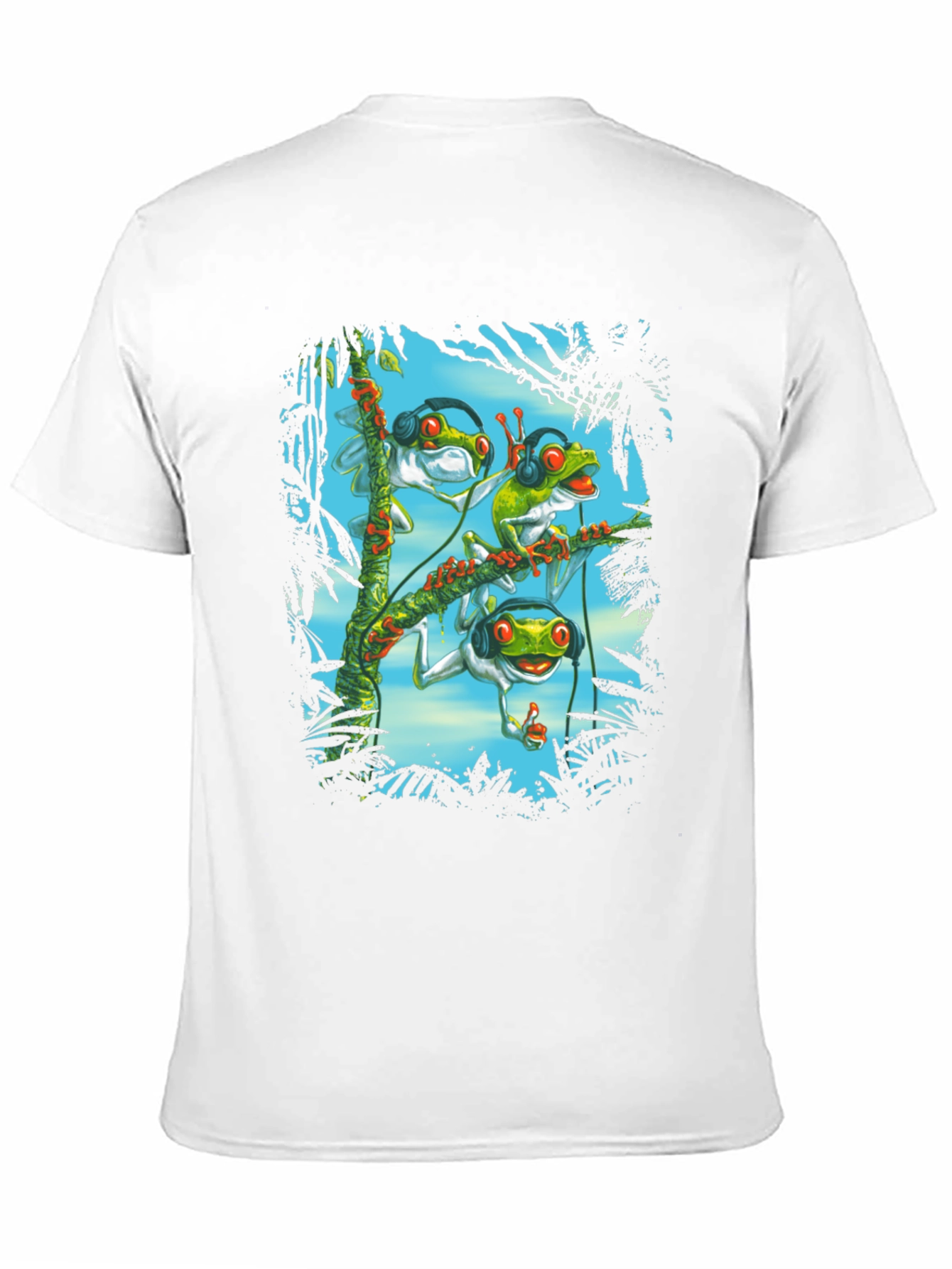 Cool Frog DJ Graphic T-Shirt