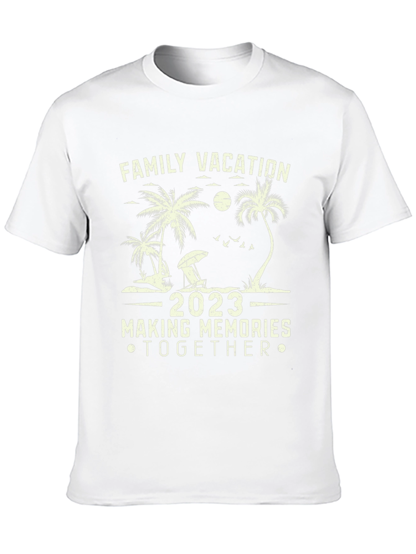 Family Vacation 2023 T-Shirt Beach Design