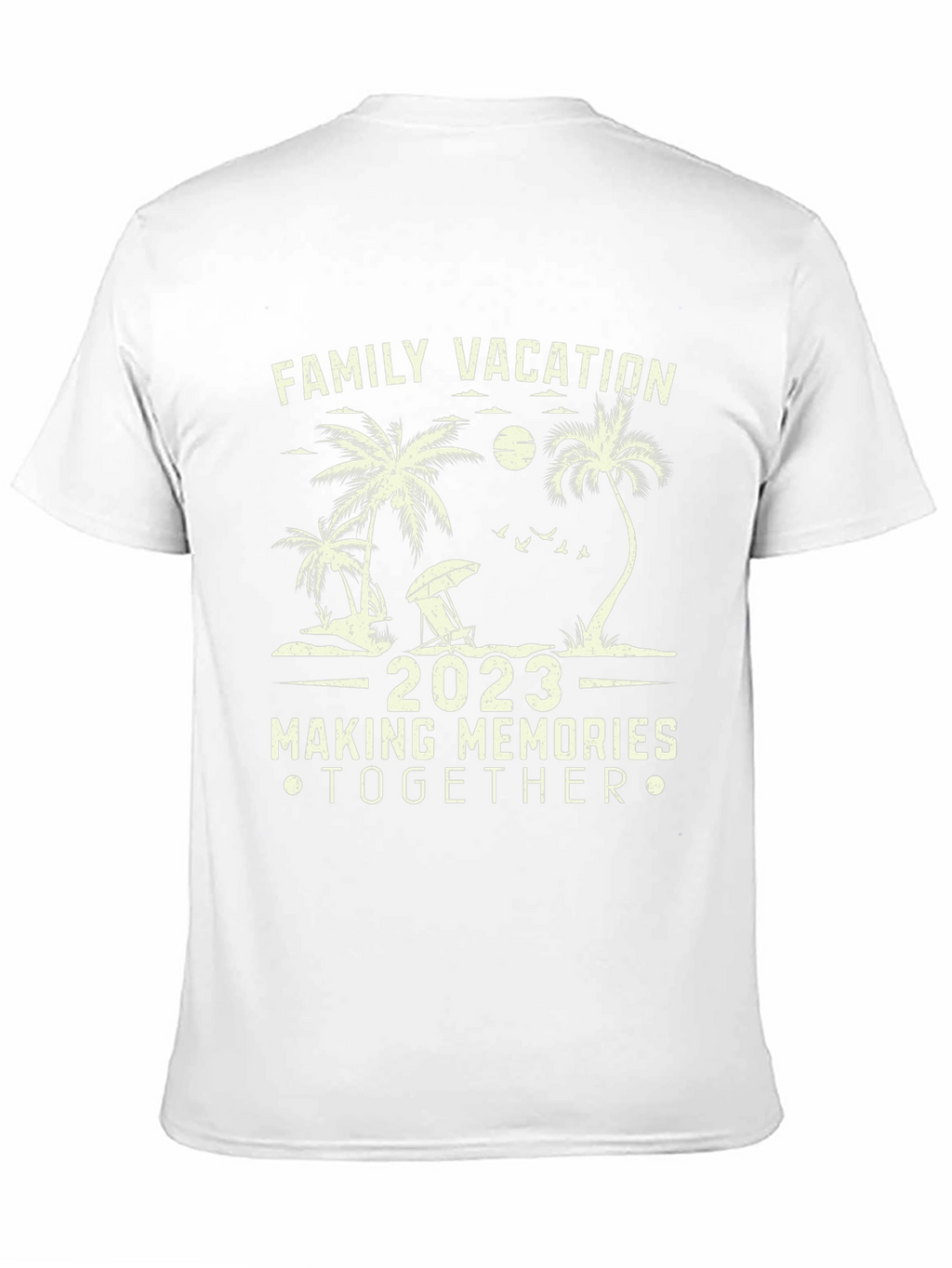 Family Vacation 2023 T-Shirt Beach Design