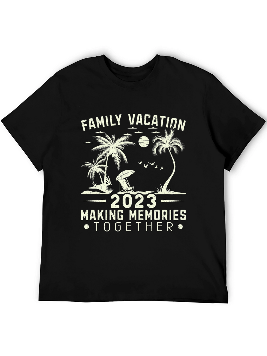 Family Vacation 2023 T-Shirt Beach Design