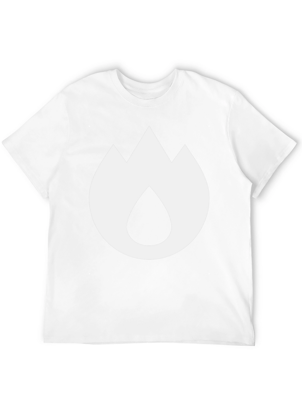 Mountain Flame Graphic Tee - Black Cotton Blend