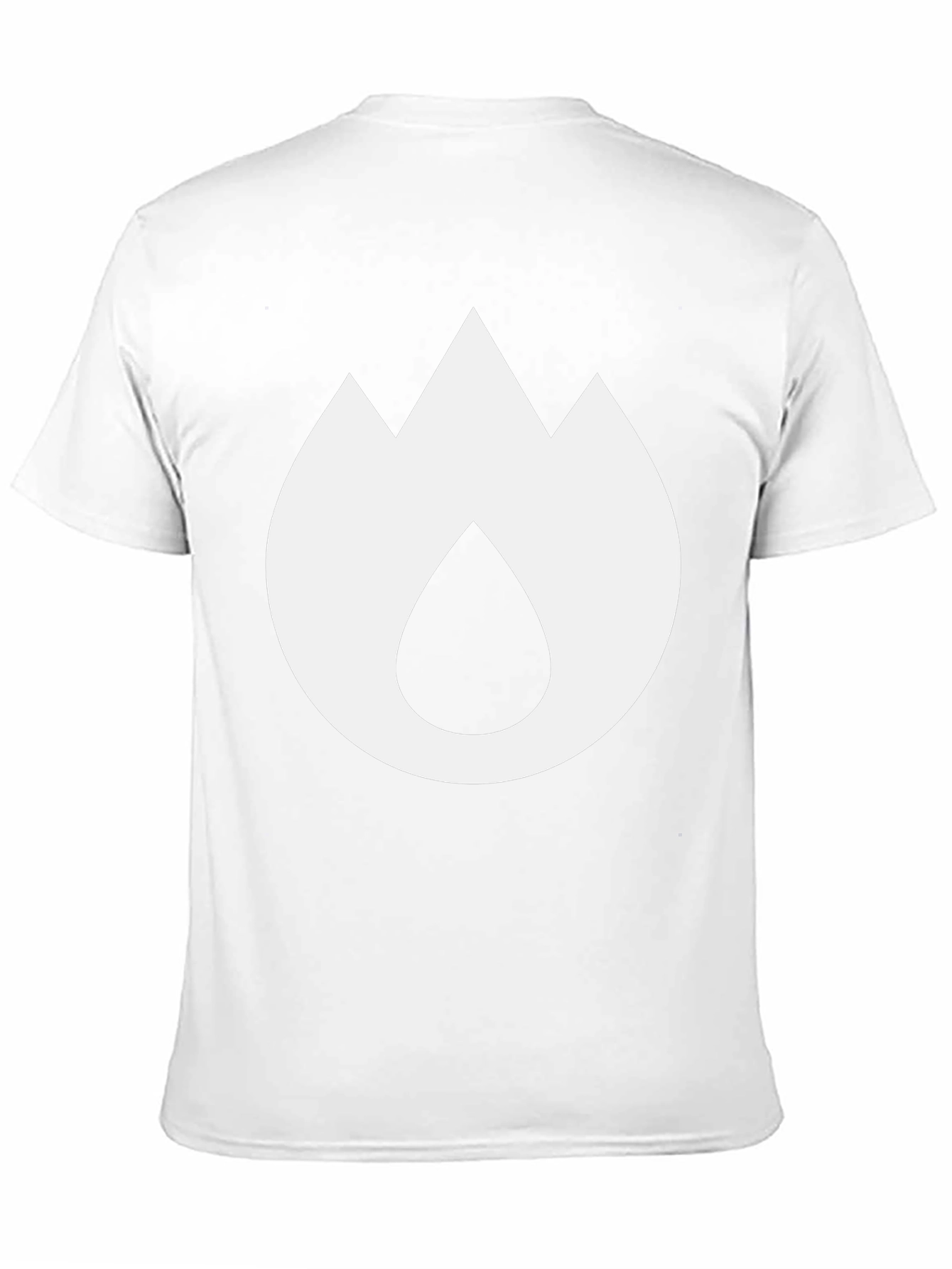 Mountain Flame Graphic Tee - Black Cotton Blend