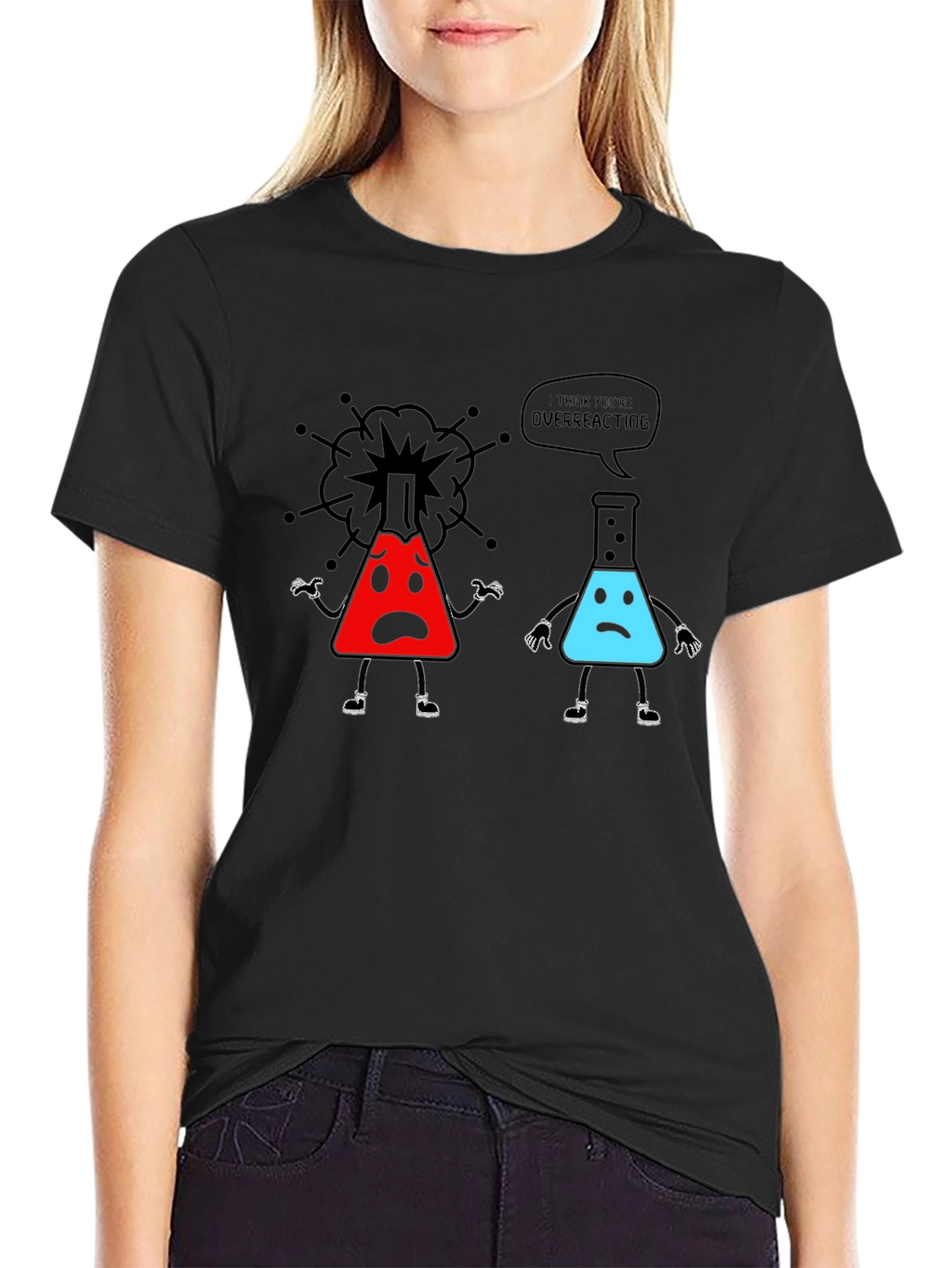 Overreacting Science T-Shirt - Funny Chemistry Tee