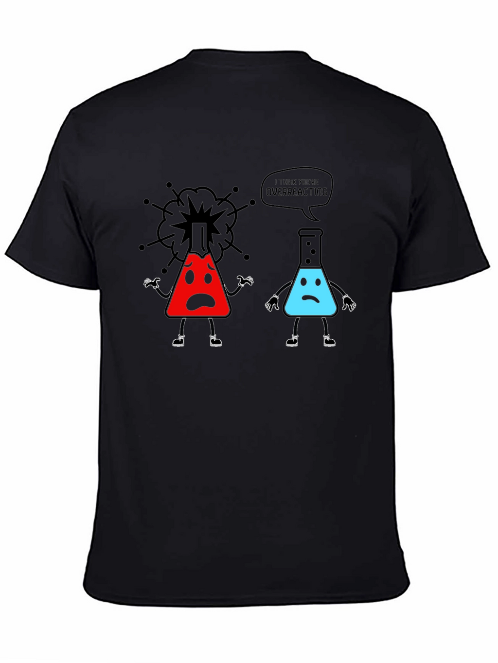 Overreacting Science T-Shirt - Funny Chemistry Tee