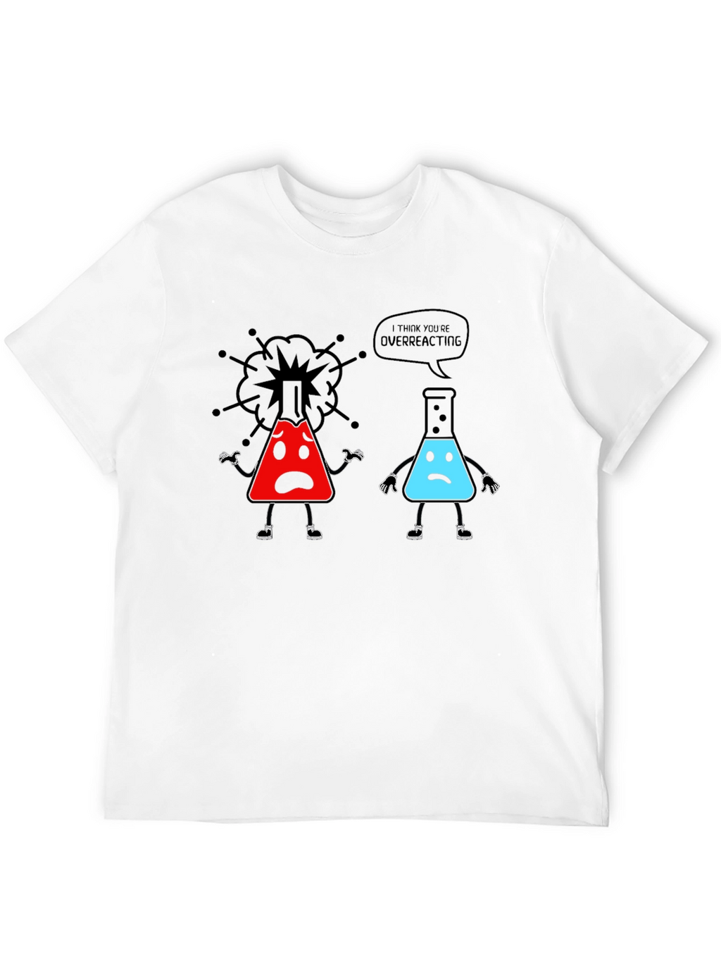Overreacting Science T-Shirt - Funny Chemistry Tee