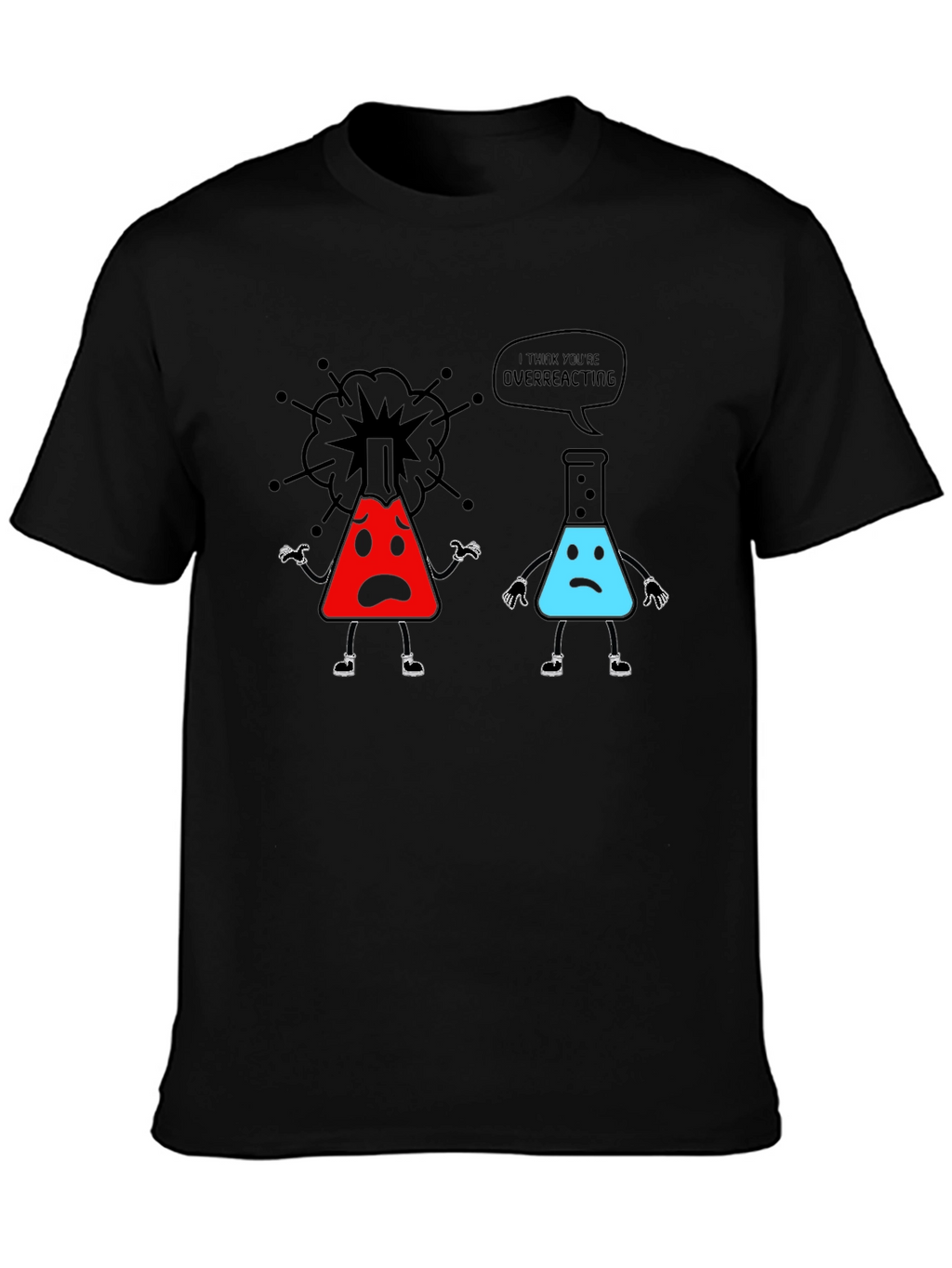 Overreacting Science T-Shirt - Funny Chemistry Tee