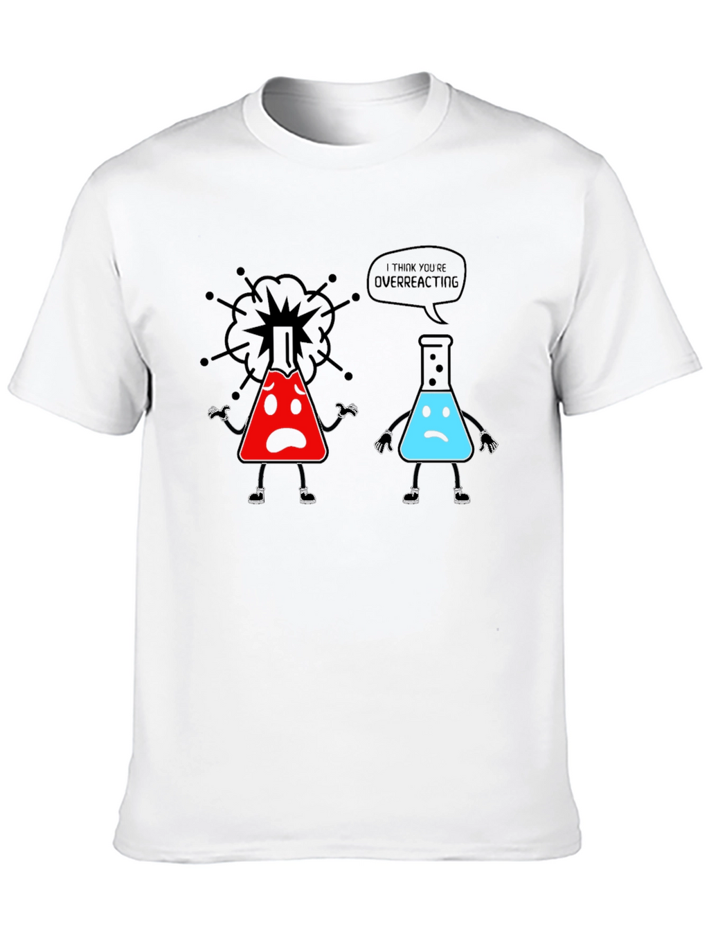 Overreacting Science T-Shirt - Funny Chemistry Tee