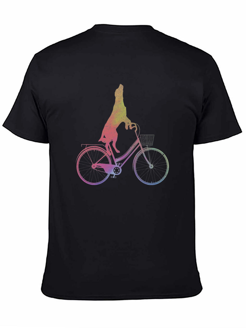 Dog Riding Bike Graphic Tee - Unisex