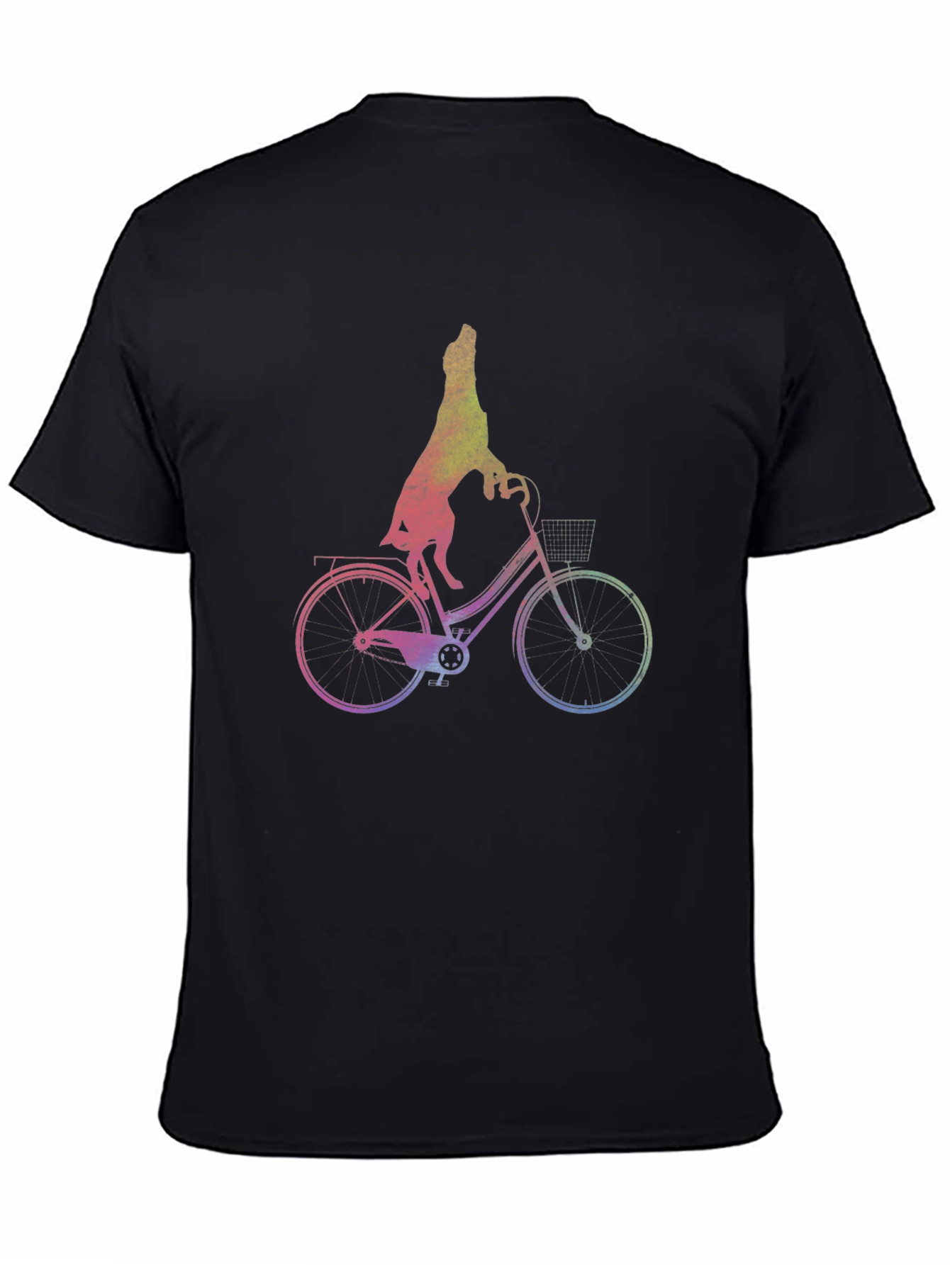 Dog Riding Bike Graphic Tee - Unisex