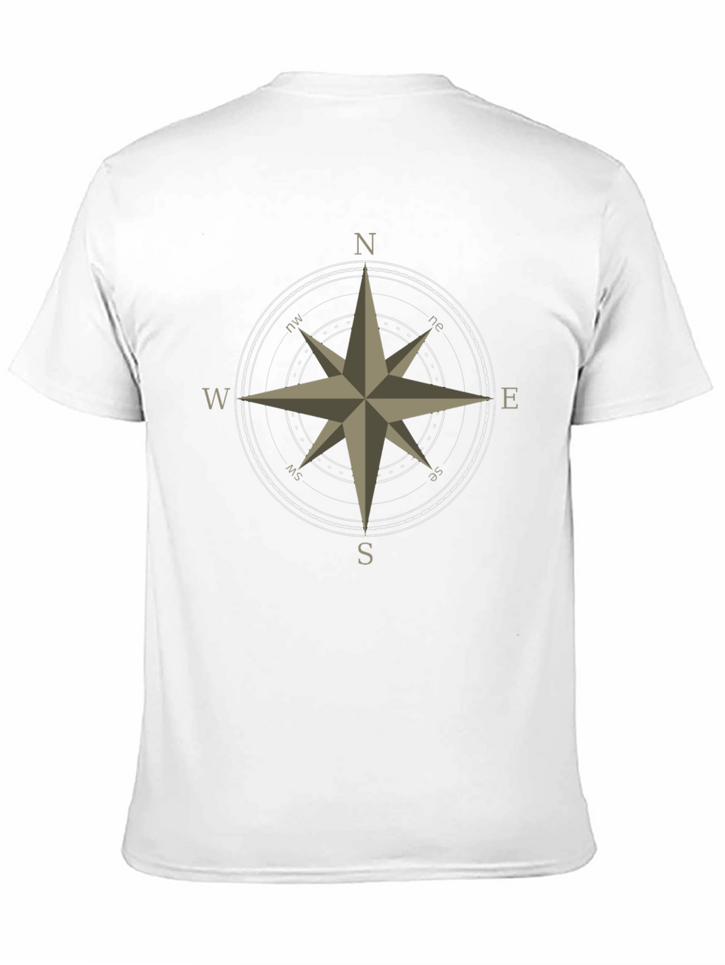 Compass Rose Graphic Tee - Classic Nautical Style