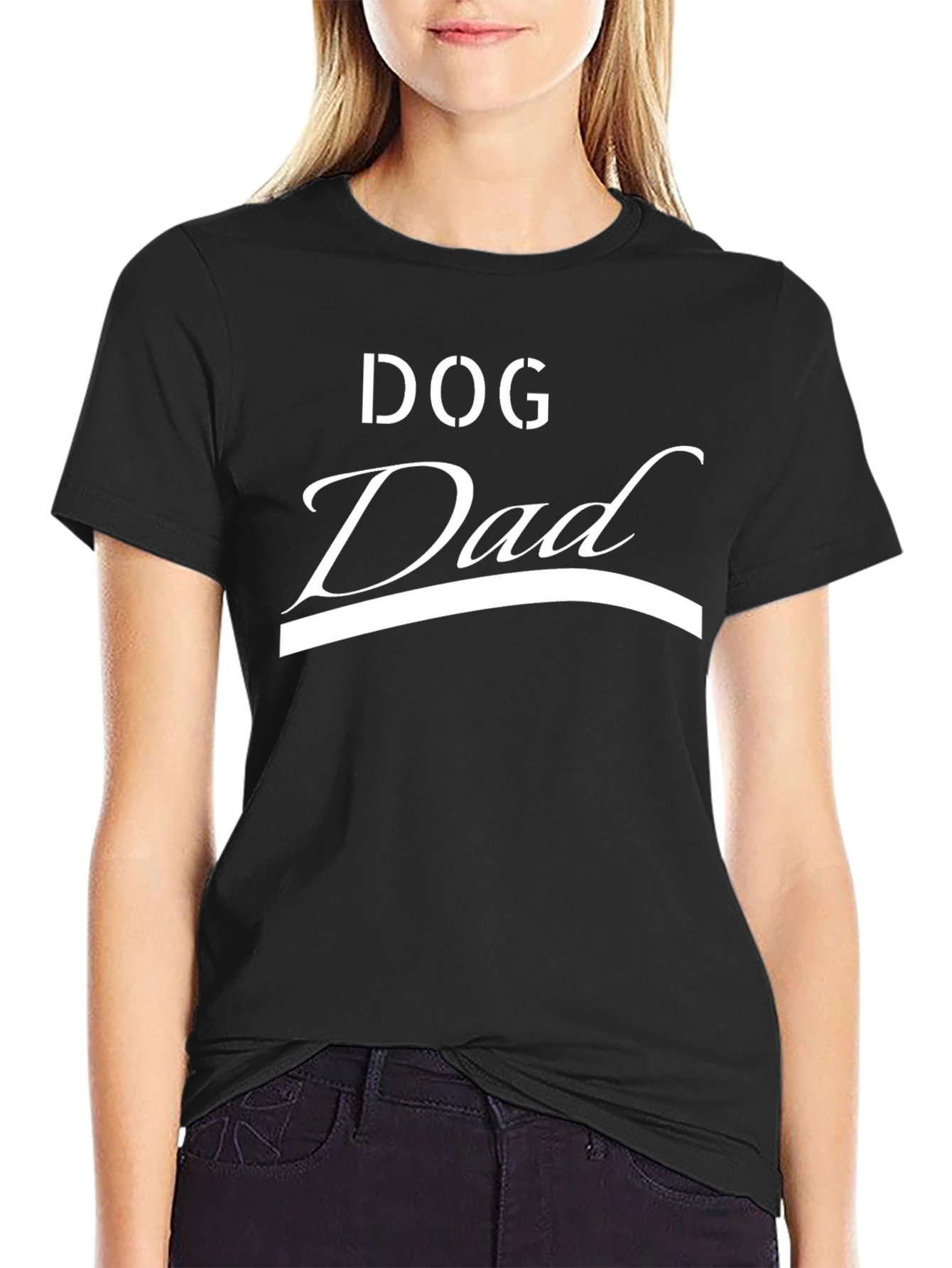 Dog Dad T-Shirt - Classic Black Tee