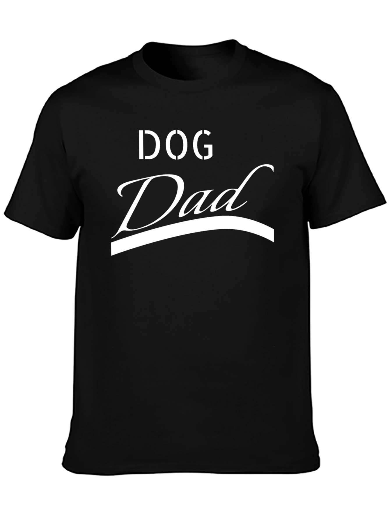 Dog Dad T-Shirt - Classic Black Tee
