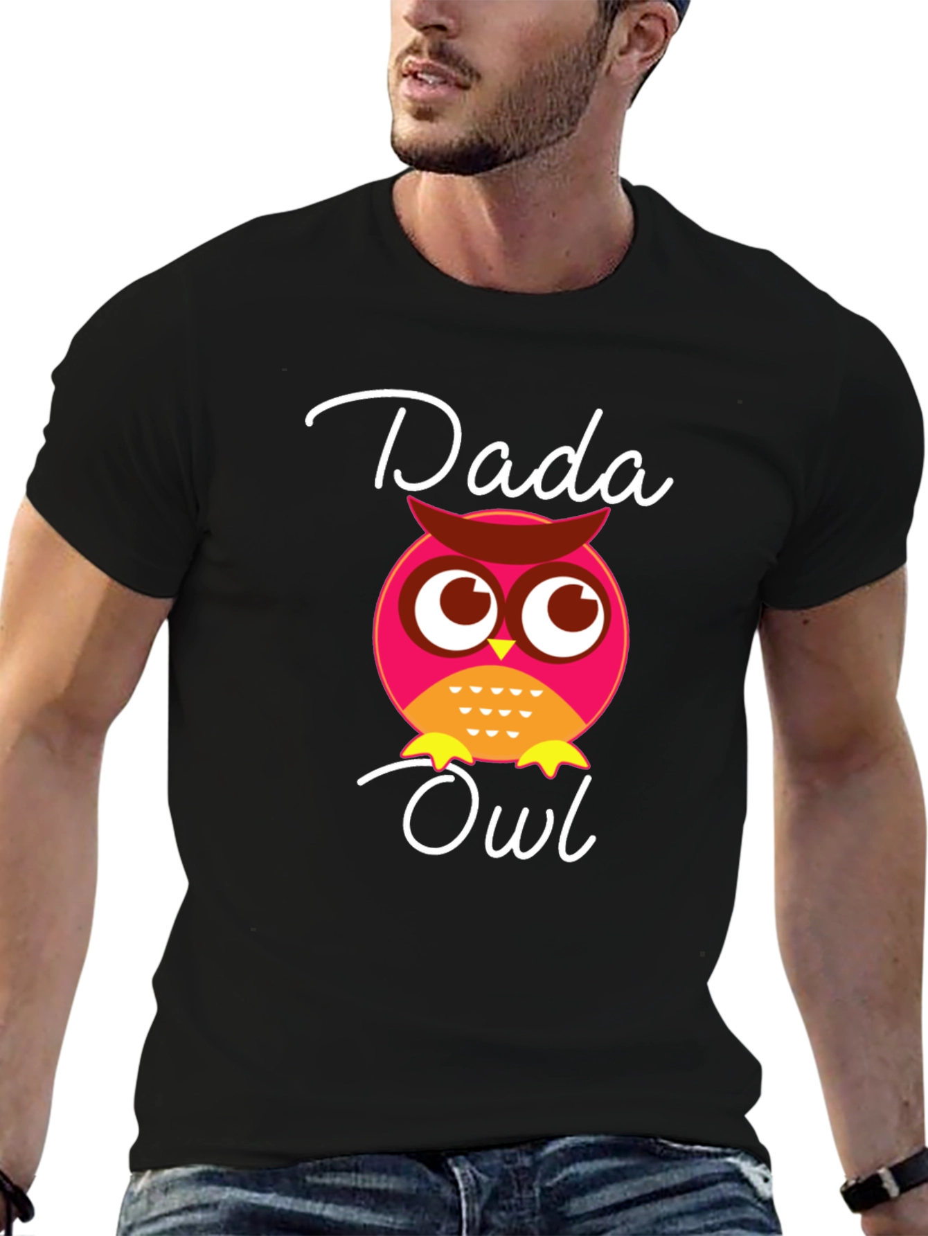 Dada Owl T-Shirt - Adorable Graphic Tee for Dads