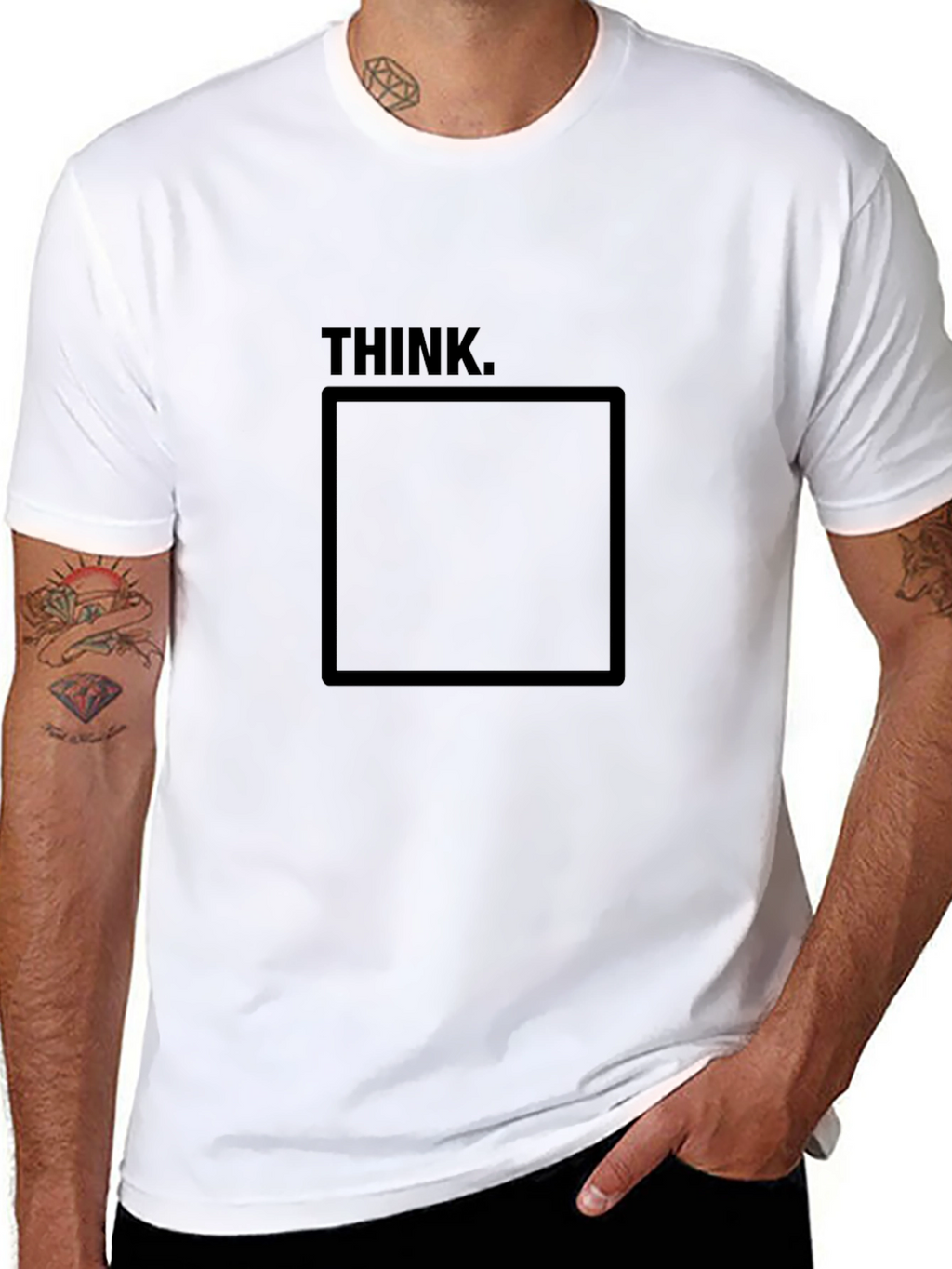 Think Outside the Box Black T-Shirt