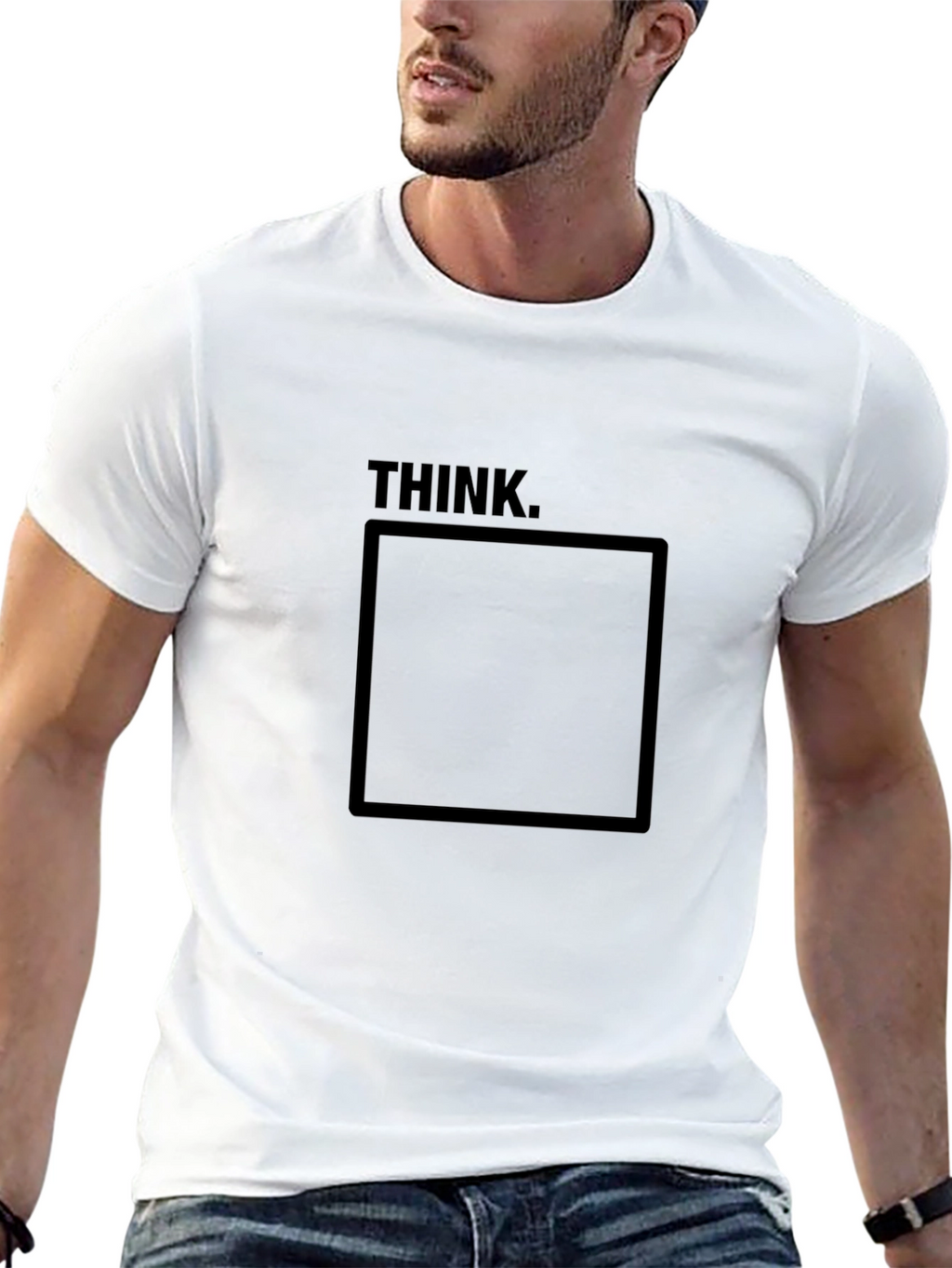 Think Outside the Box Black T-Shirt