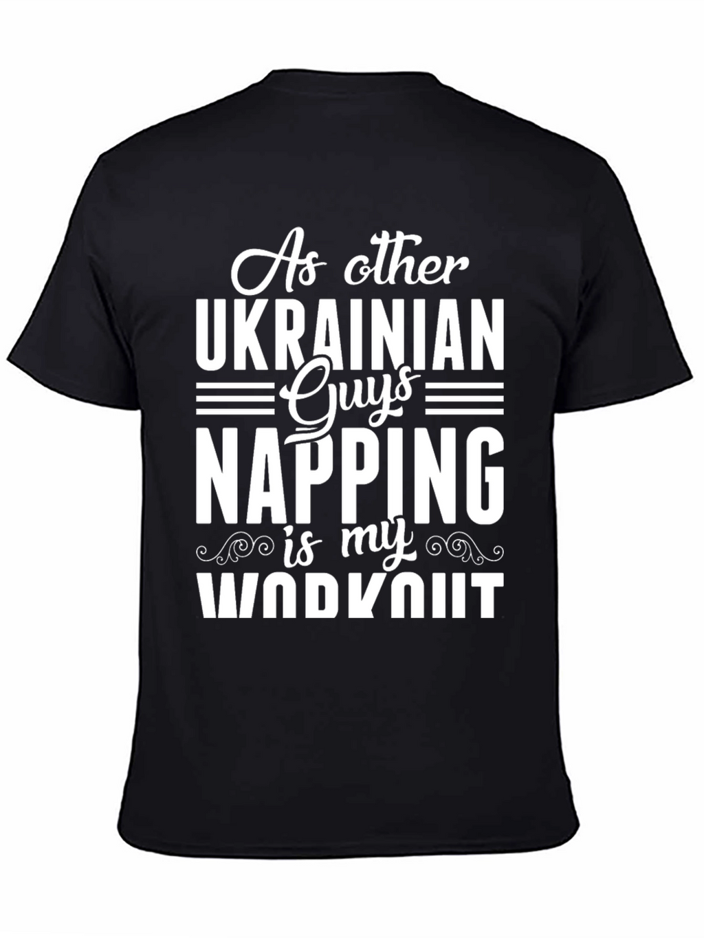 Ukrainian Guys Napping Workout Graphic T-Shirt