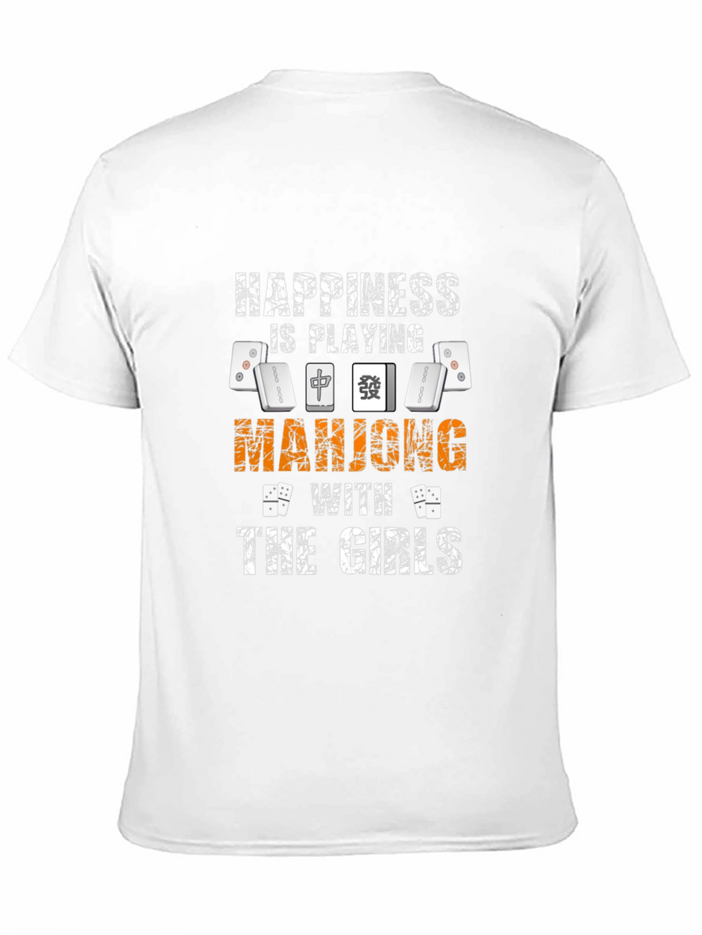 Mahjong Girls Black T-Shirt