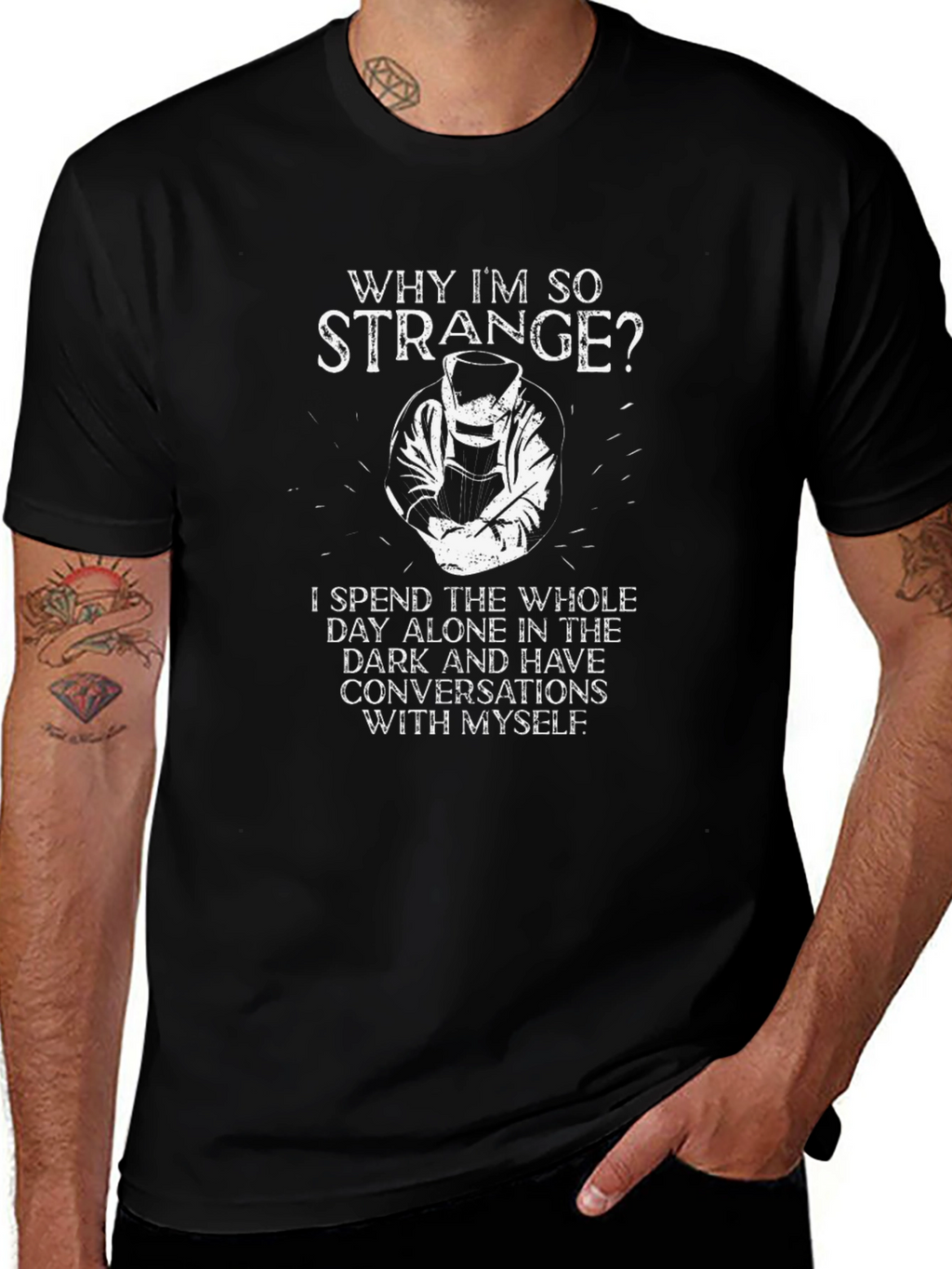 Why Im So Strange Welder Graphic Tee