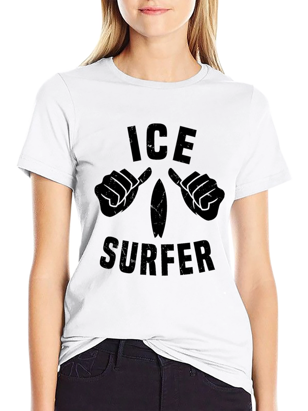 Ice Surfer Graphic Tee - Cool & Unique Design