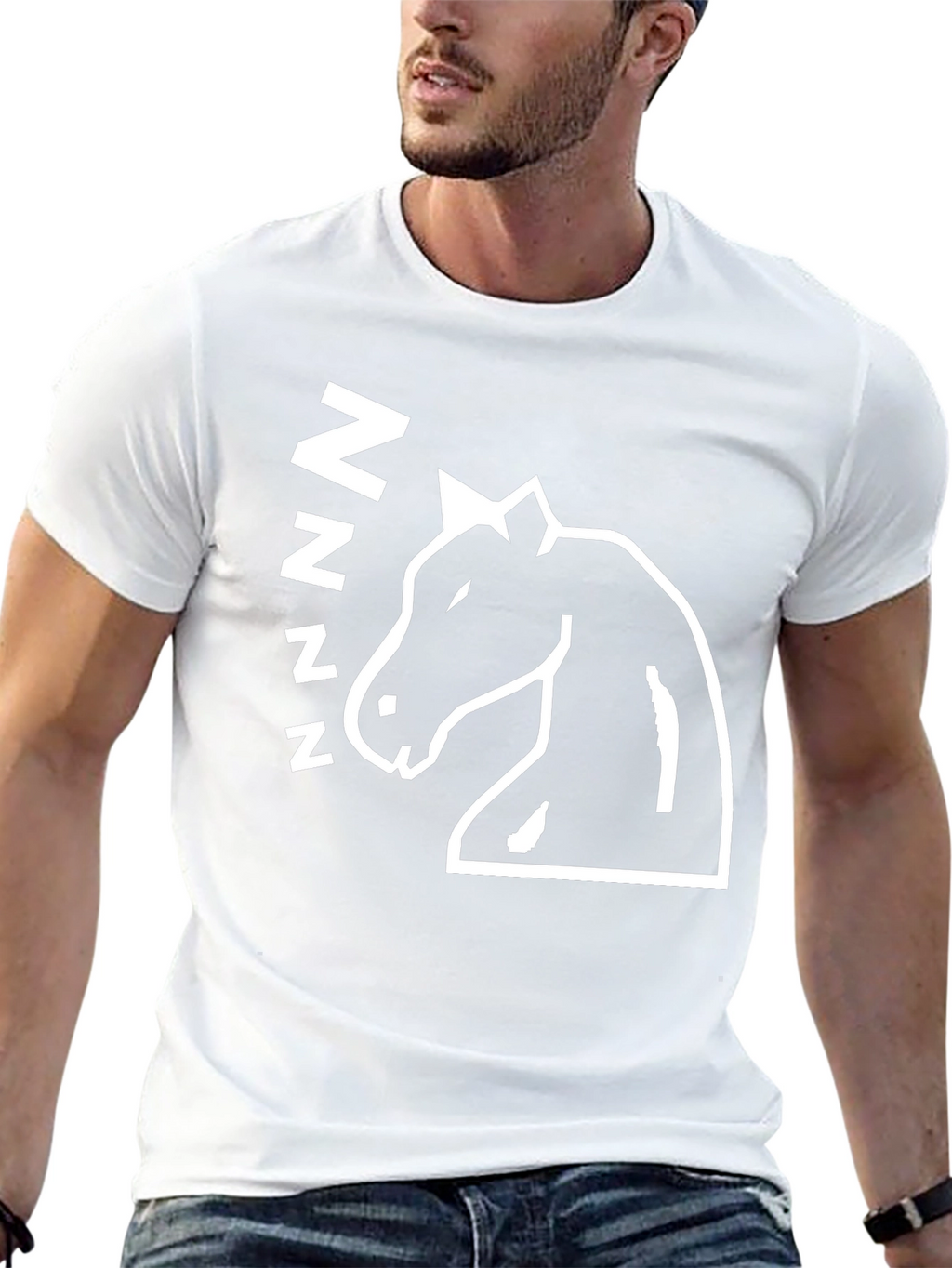 Sleepy Horse Graphic T-Shirt - Black