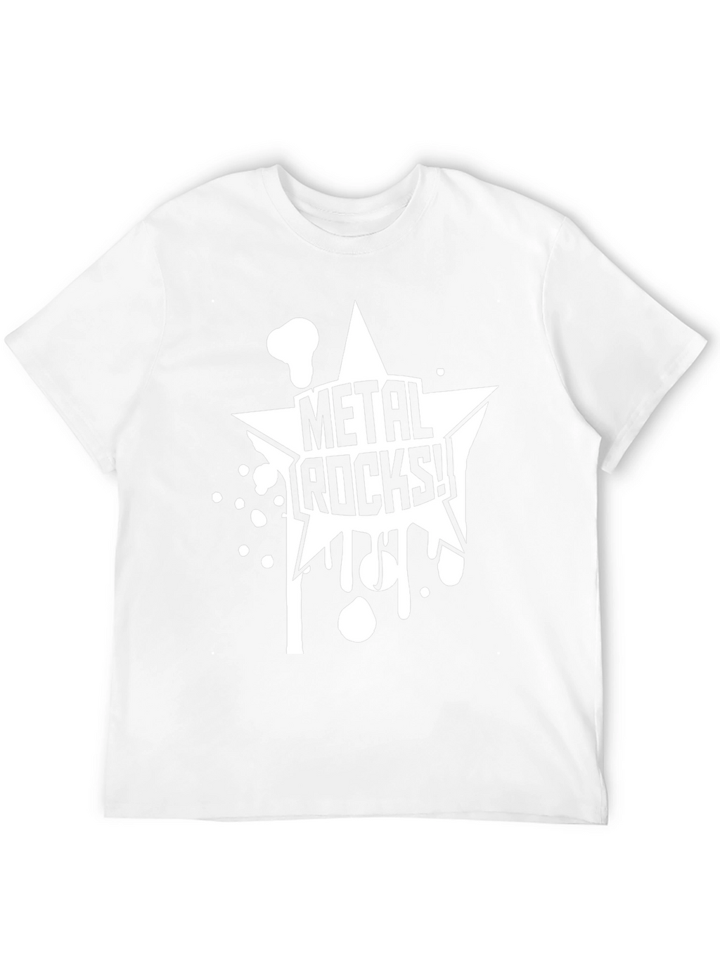 Metal Rocks! Black Graphic T-Shirt