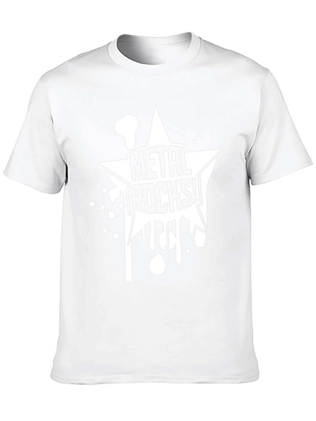 Metal Rocks! Black Graphic T-Shirt