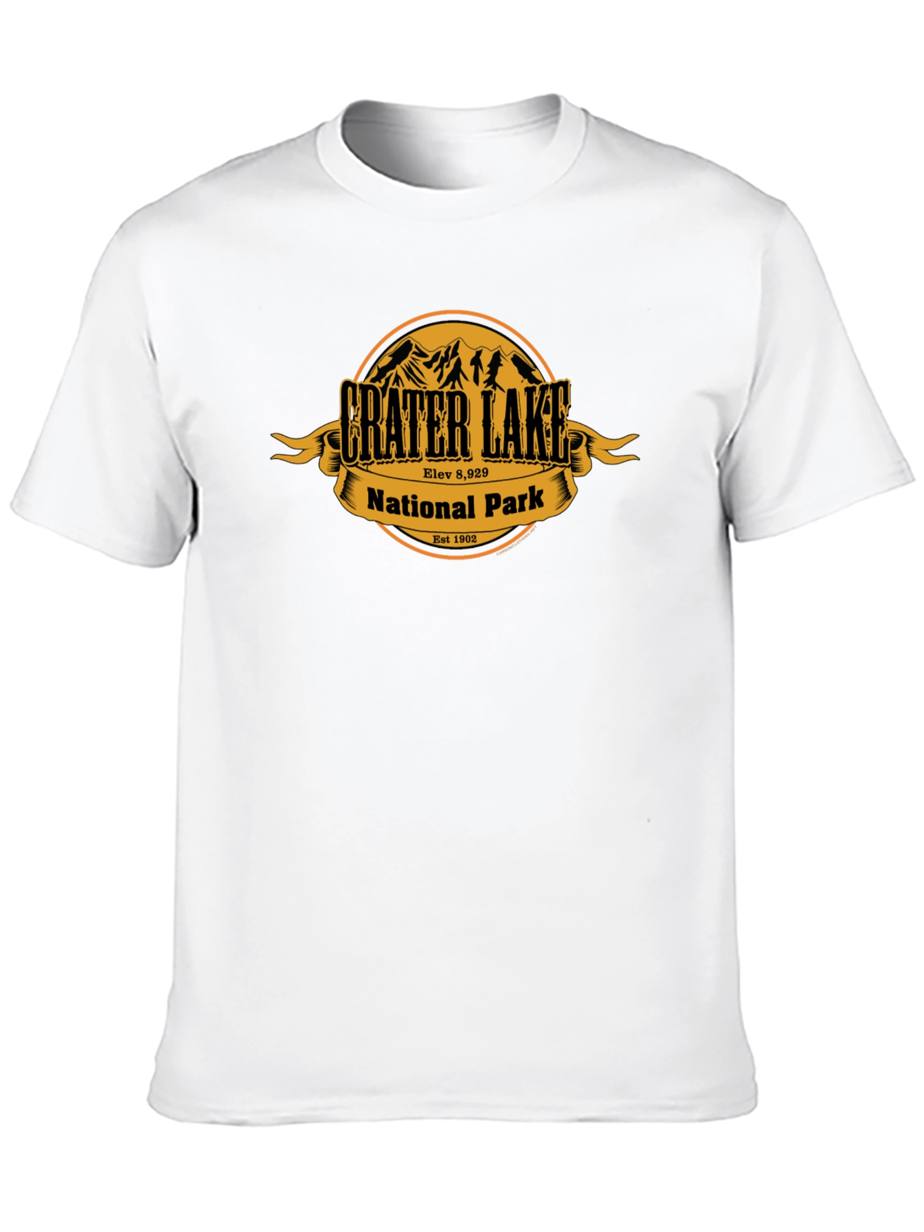 Crater Lake National Park T-Shirt Black