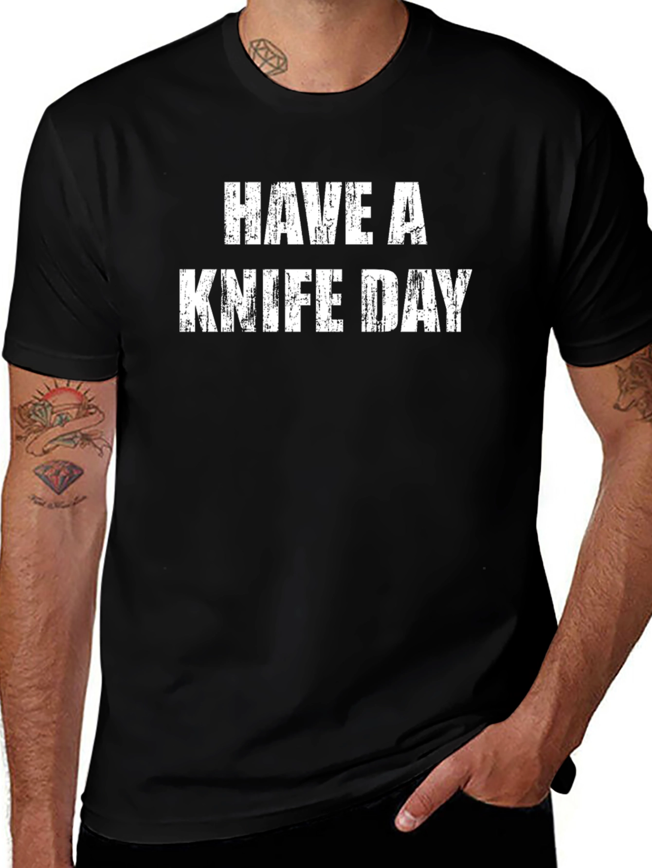 Have A Knife Day Graphic Tee