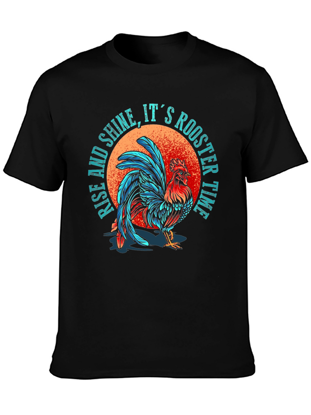 Rise & Shine Rooster T-Shirt - Farm Fresh Style!