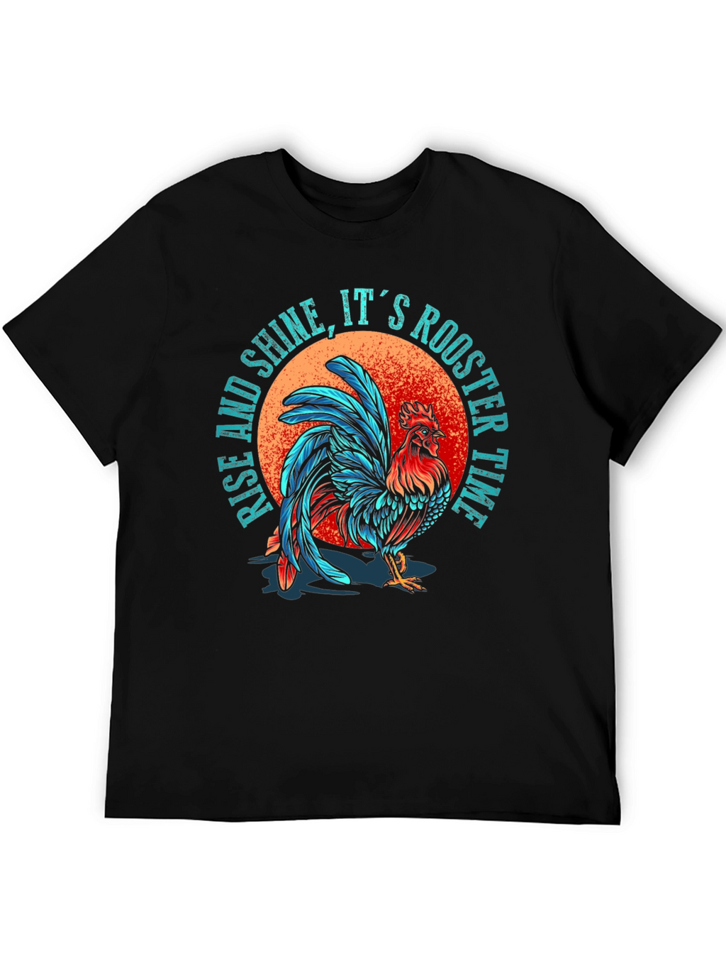 Rise & Shine Rooster T-Shirt - Farm Fresh Style!